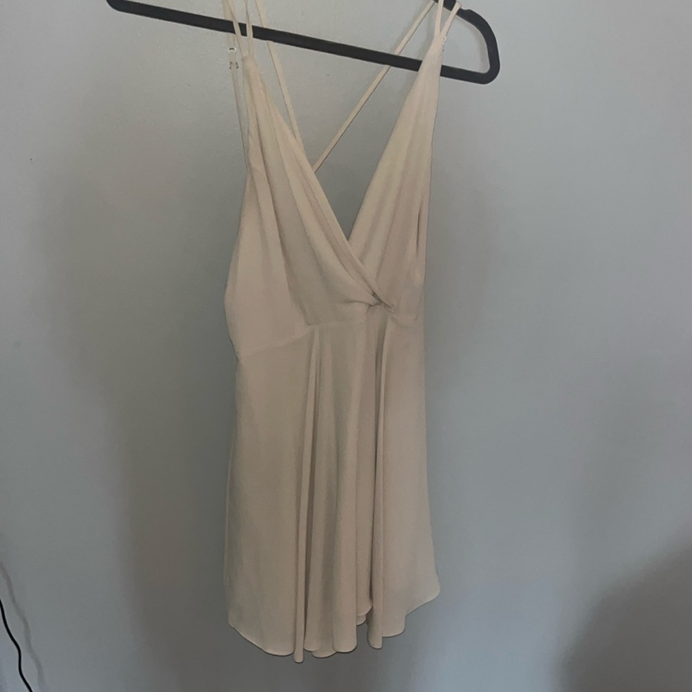 Beautiful, long cream babydoll, size L